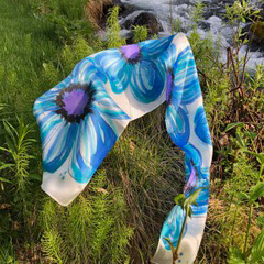 Poppy Paint A Scarf 1 — June 19, Anchorage