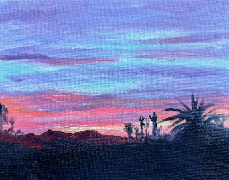 Winter Escape - Oil, 8x10