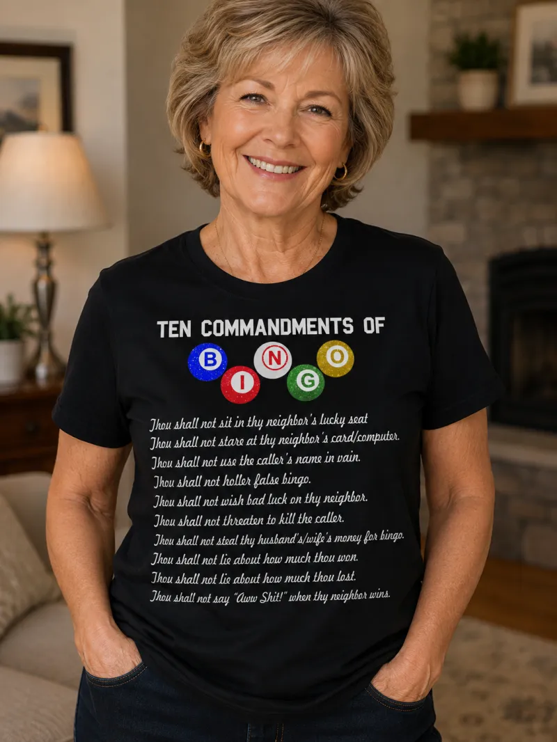 BINGO Ten Commandments T-shirt