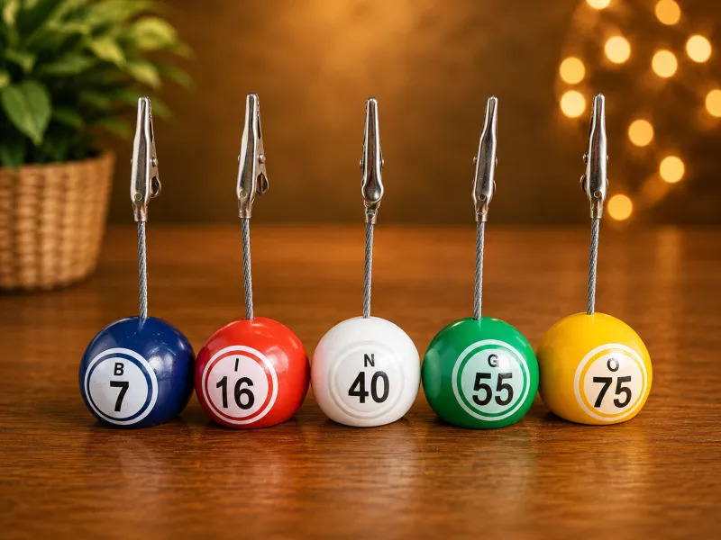 BINGO ball ticket holders