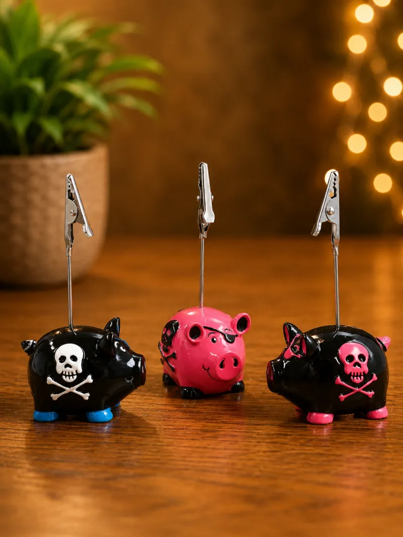 Pirate Pig ticket holder