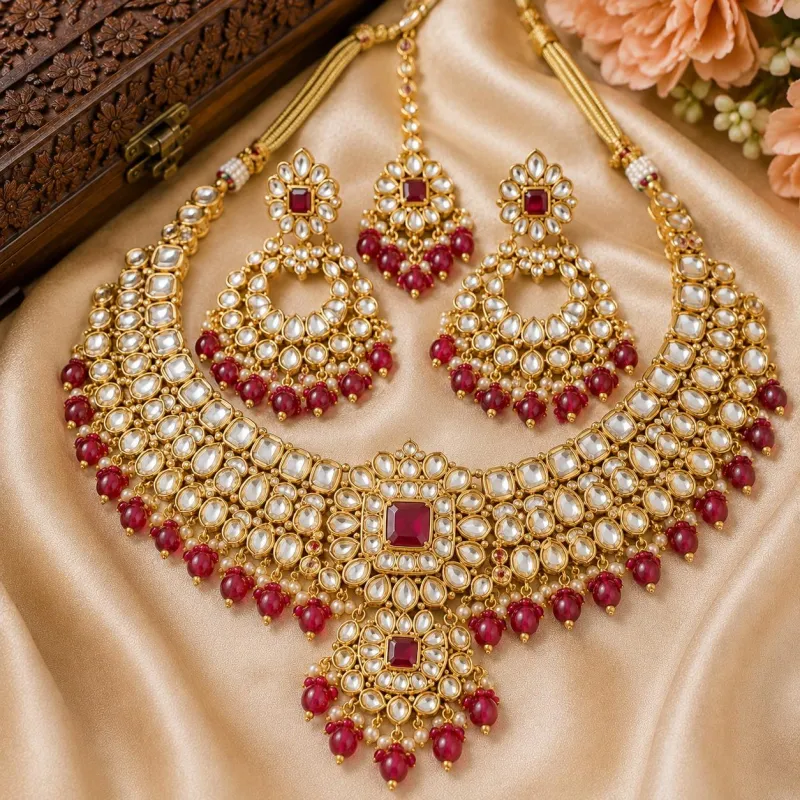 Royal Kundan Bridal Necklace Set