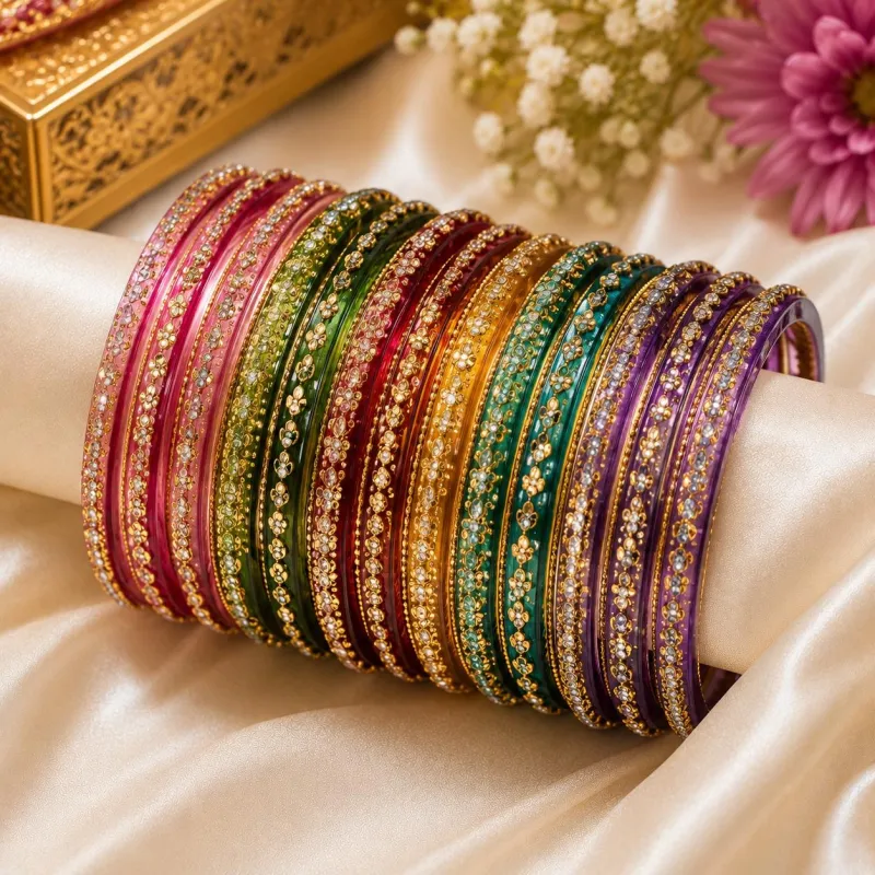 Handcrafted Glass Bangles for Women & Girls