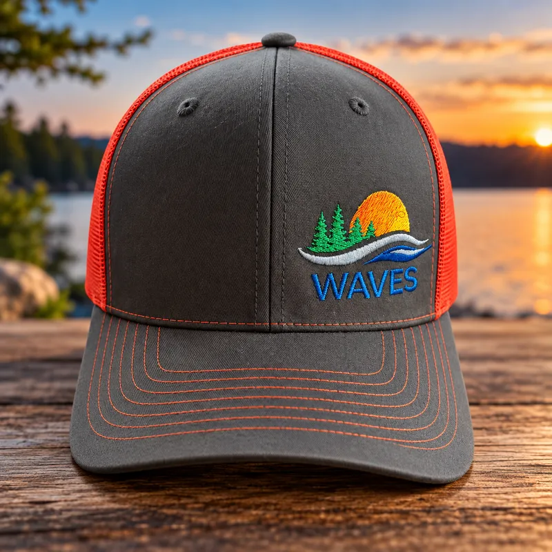Waves Consultant Embroidered Trucker Hat