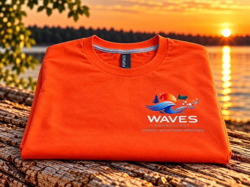 Waves Consultant Performance T-Shirt – Orange