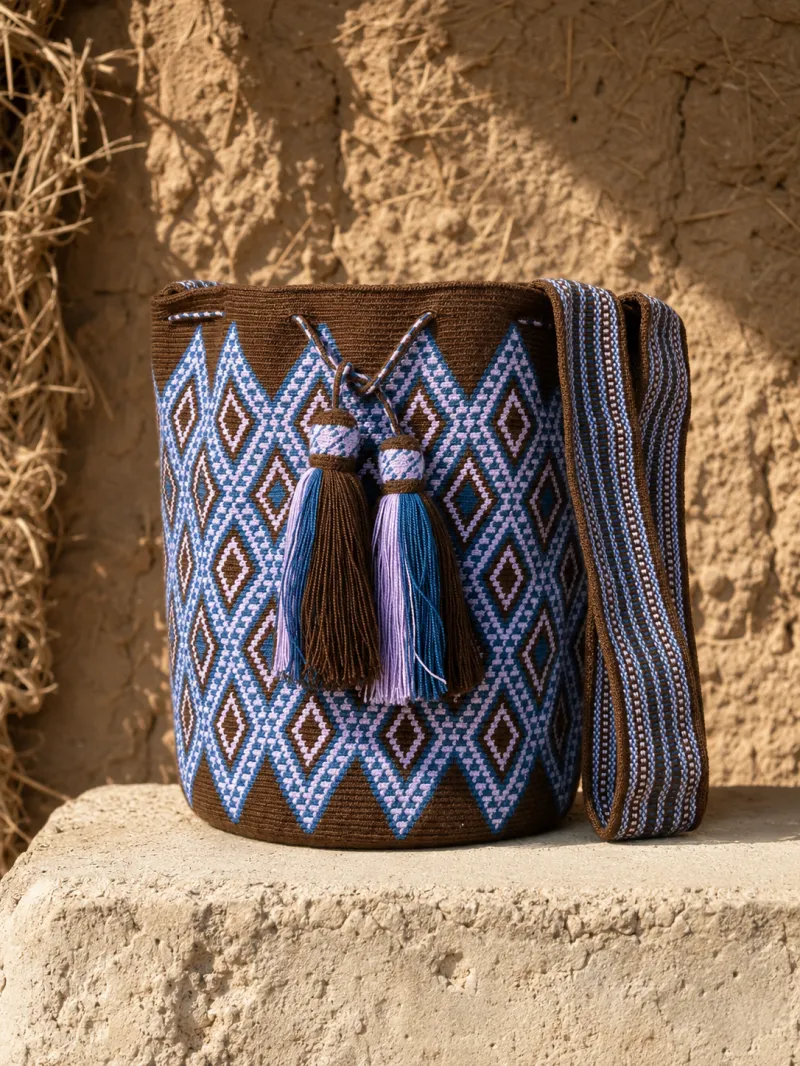 Mochila Wayuu Cielo Guajiro
