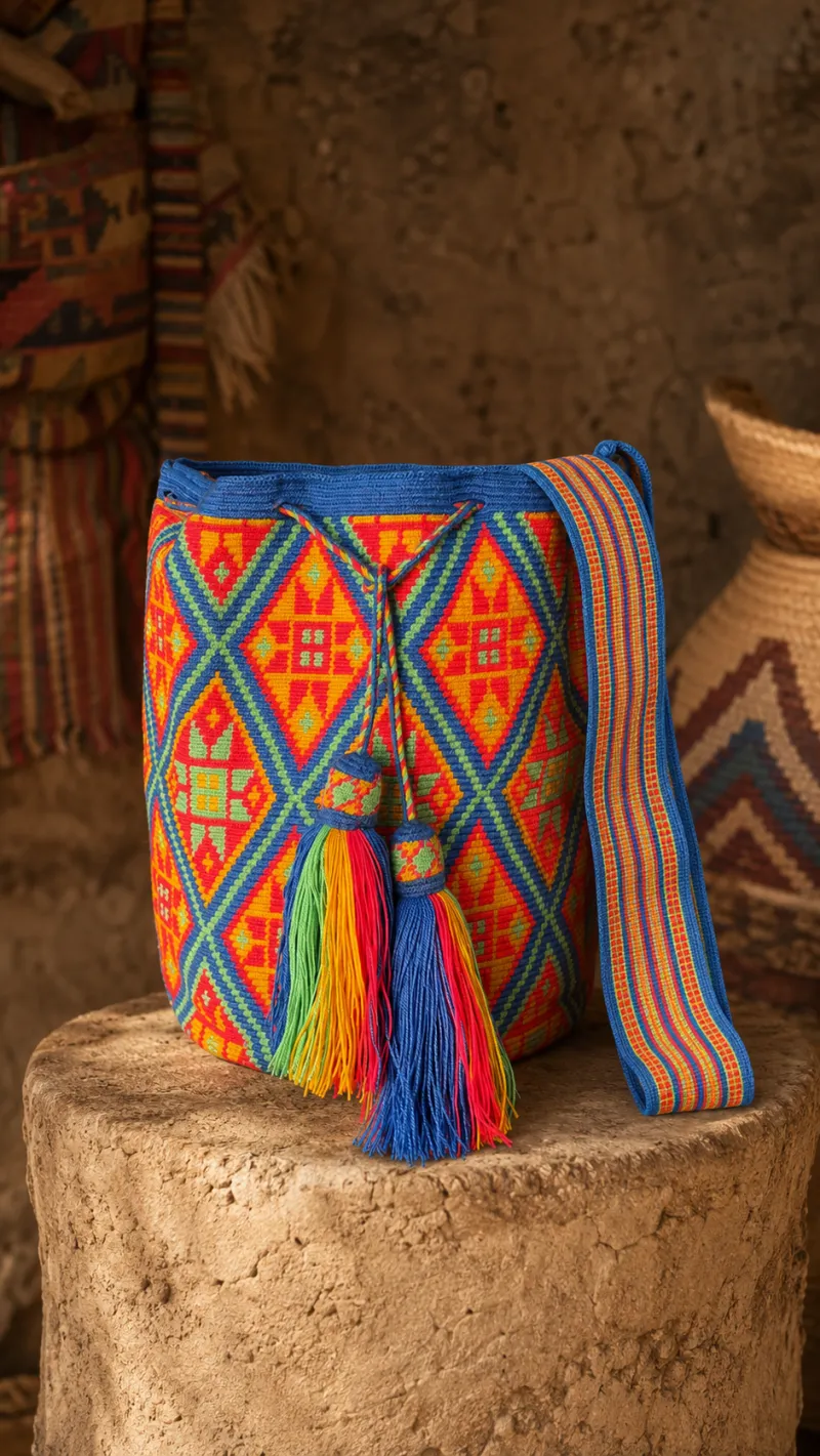 Mochila Wayuu Fiesta del Caribe