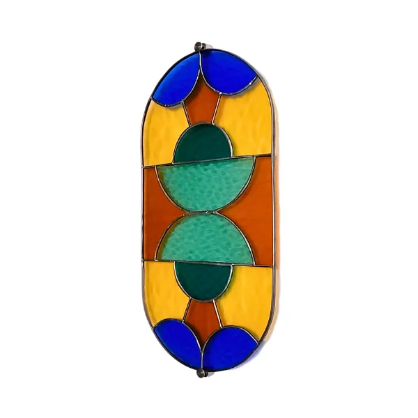 Tiffany Glas in Lood wandpaneel