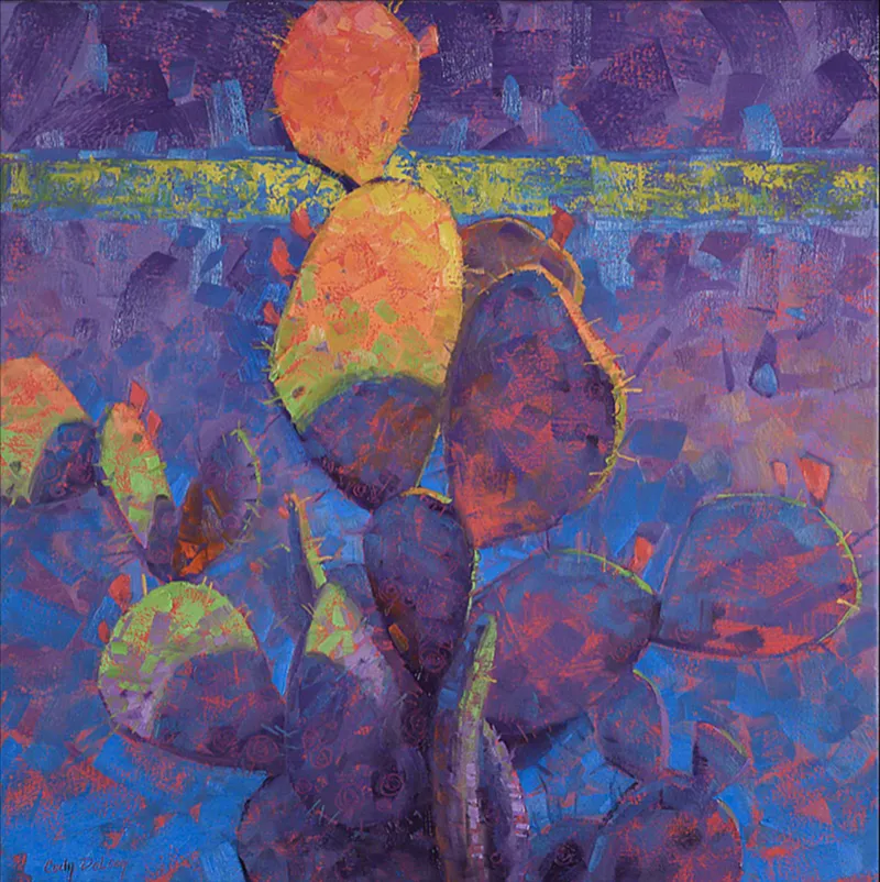 Prickly Proposition - 20 x 20in