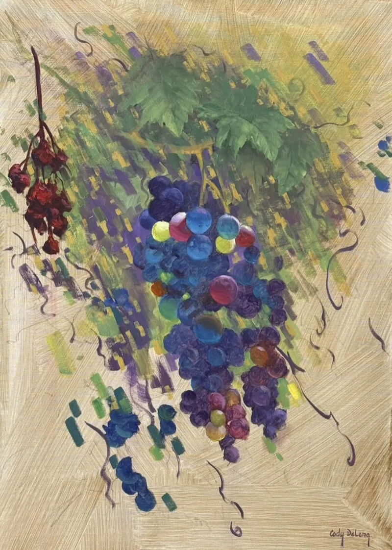 Grape Study, 3 Generations - 70 x 50cm