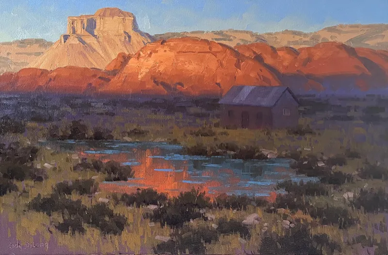 Home on the range 12 x 18in