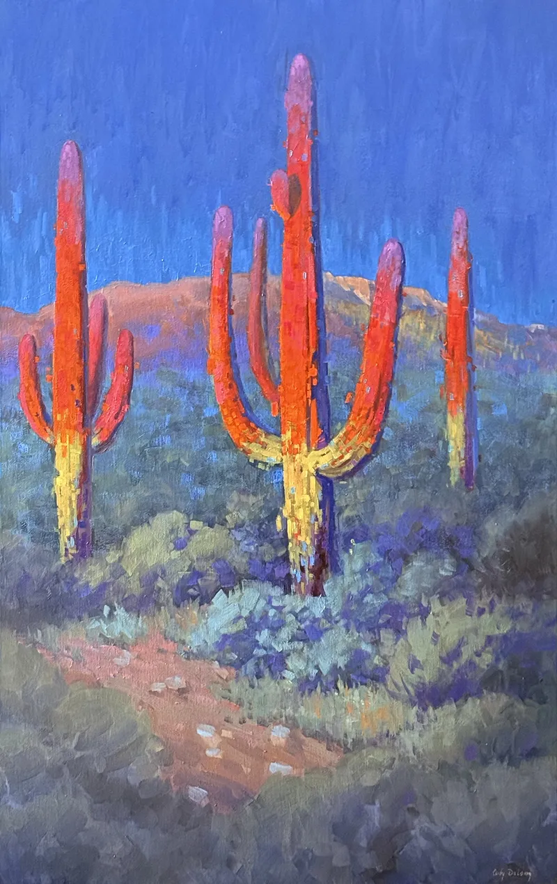Suspect Saguaro Series - Alternate Frequency - 32 x 20in
