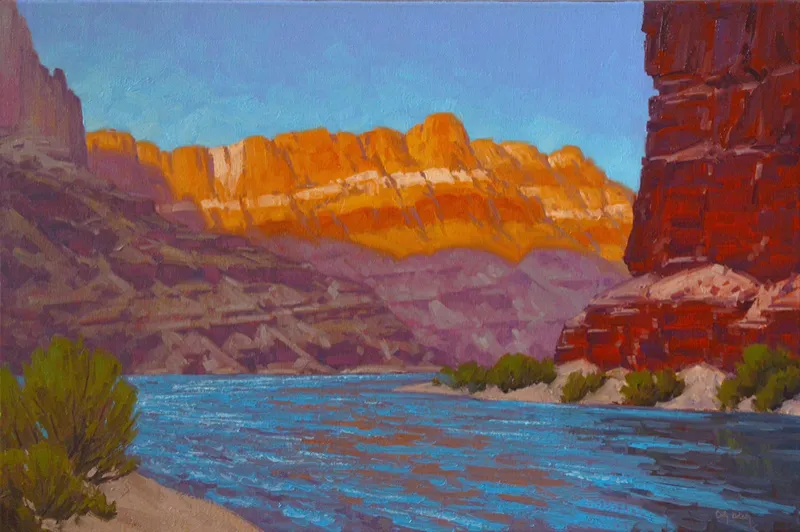 Peaceful Morning on the Colorado - 16 x 24in