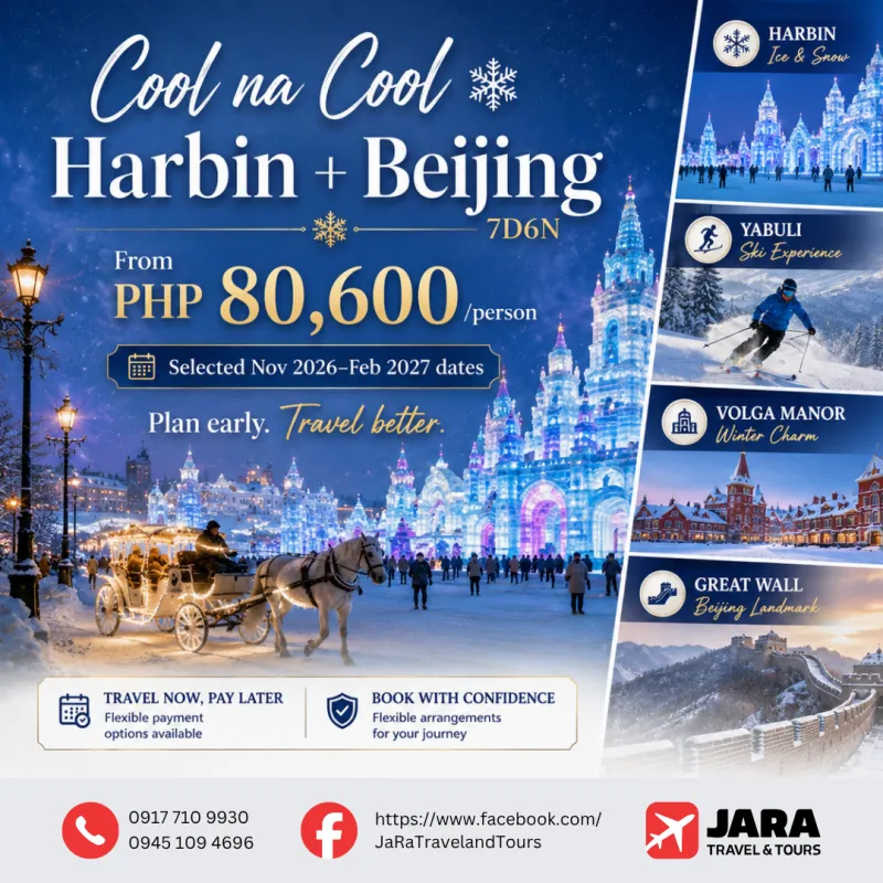 Harbin Beijing Ice and Snow World & Great Wall 7D6N
