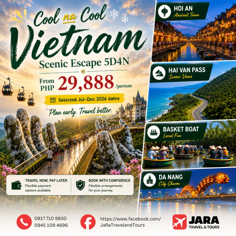 Vietnam Da Nang Ba Na Hills Hoi An Hai Van Pass 5D4N