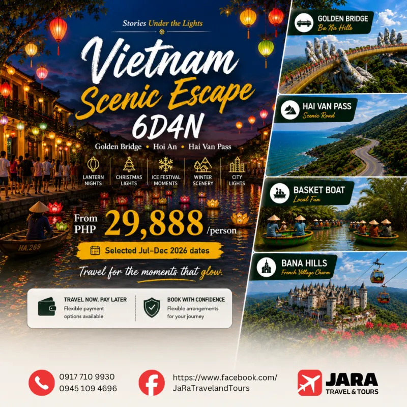 Vietnam Da Nang Ba Na Hills Hoi An Hai Van Pass 6D4N