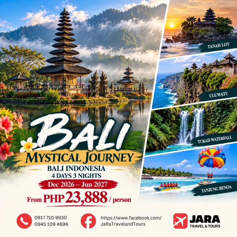 Bali Indonesia 4D3N Dec 2026 - Jun 2027