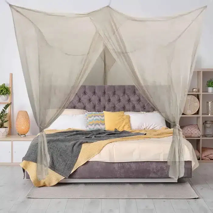 BlocSilver® Suspended Anti EMF Bed Canopy Standard Height 6.5ft