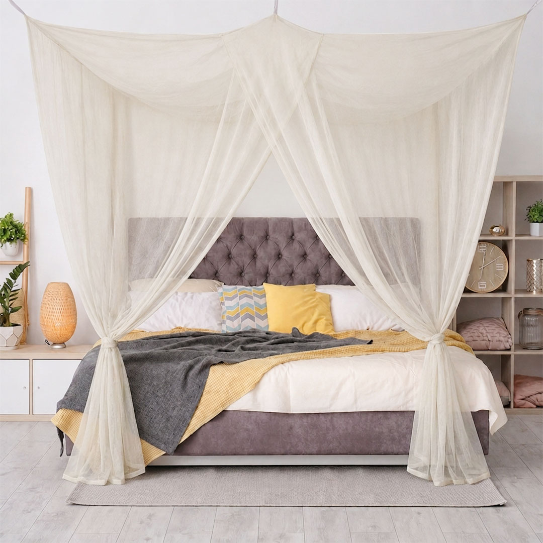 Luxury Swiss Shield Four Poster EMF Shielding Canopy