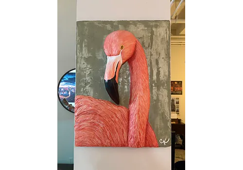 La Flamante Corail (18” x 24”)