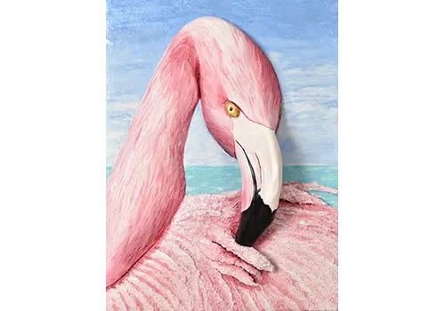 Le Flamante Rose (18” x 24”)