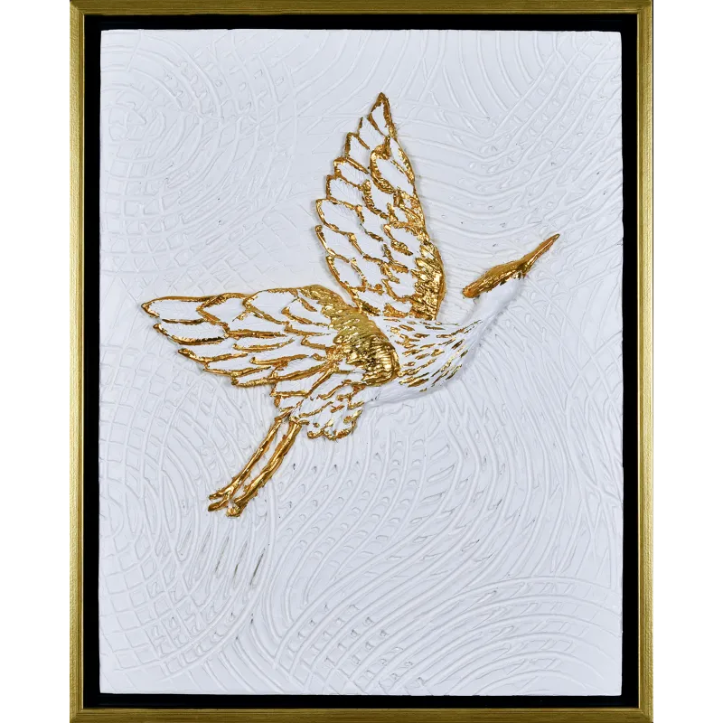 Golden Heron (11” x 14”)