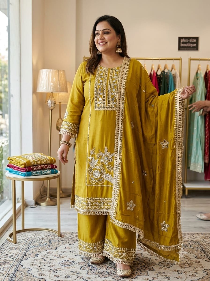 Mustard Gota Suit