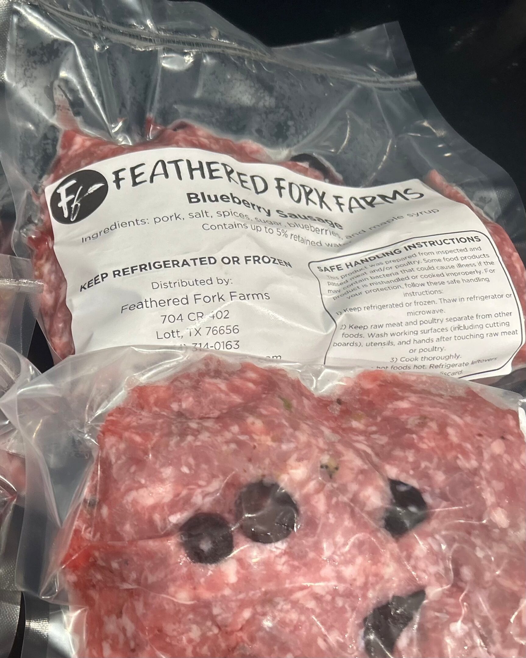 Blueberry Sausage