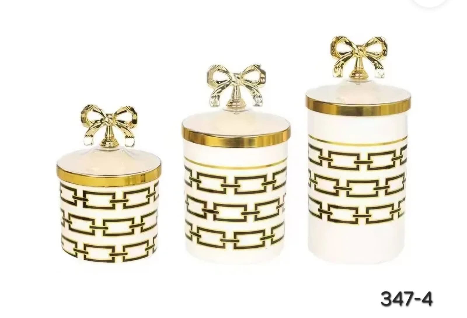 Code 347-4 - 3 Piece Canister Set 