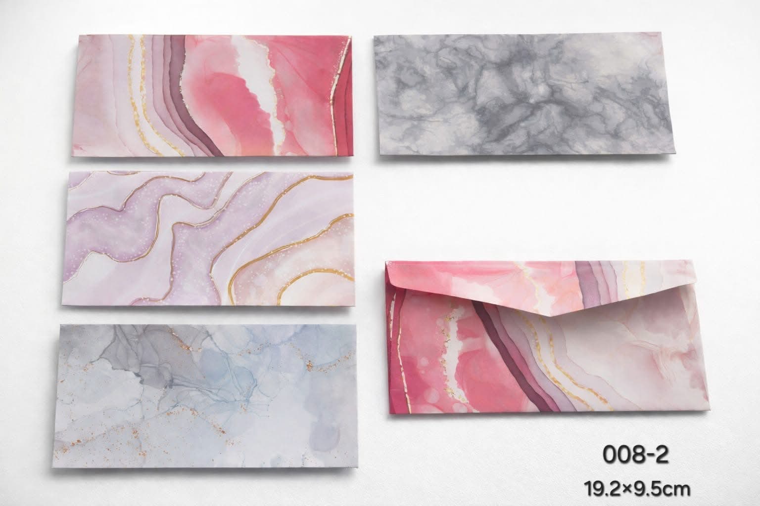 Marble Envelopes - Grey