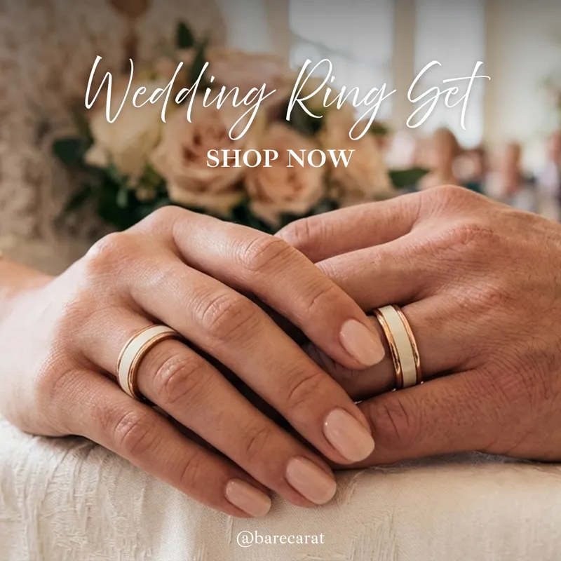 Wedding ring set promo post