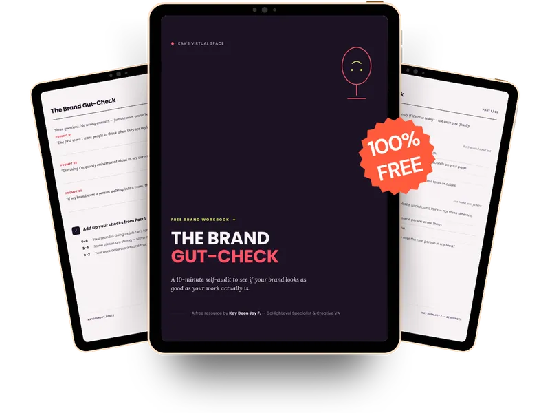 Cover of The Brand Gut-Check workbook