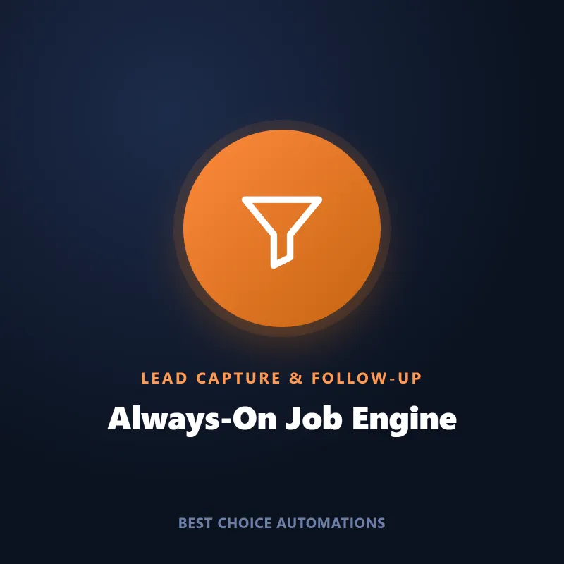 Never Lose Another Customer to a Slow Reply | Always-On Capture System