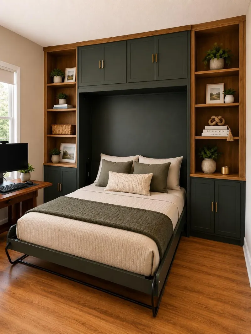 Wall Unit with Murphy Bed