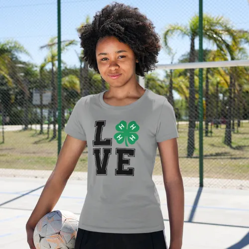 Black Love 4-H Clover T-Shirt