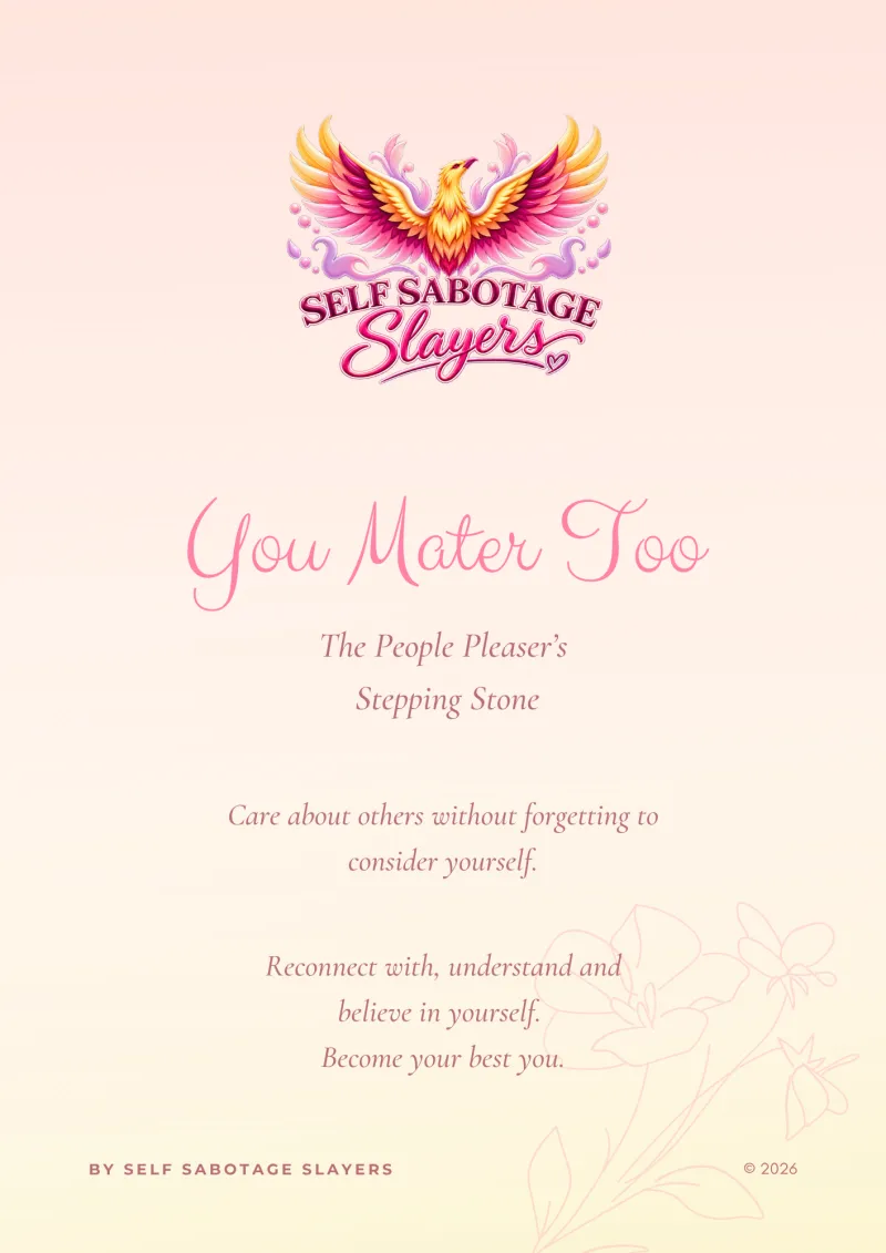 You Matter Too - The People Pleasers Stepping Stone