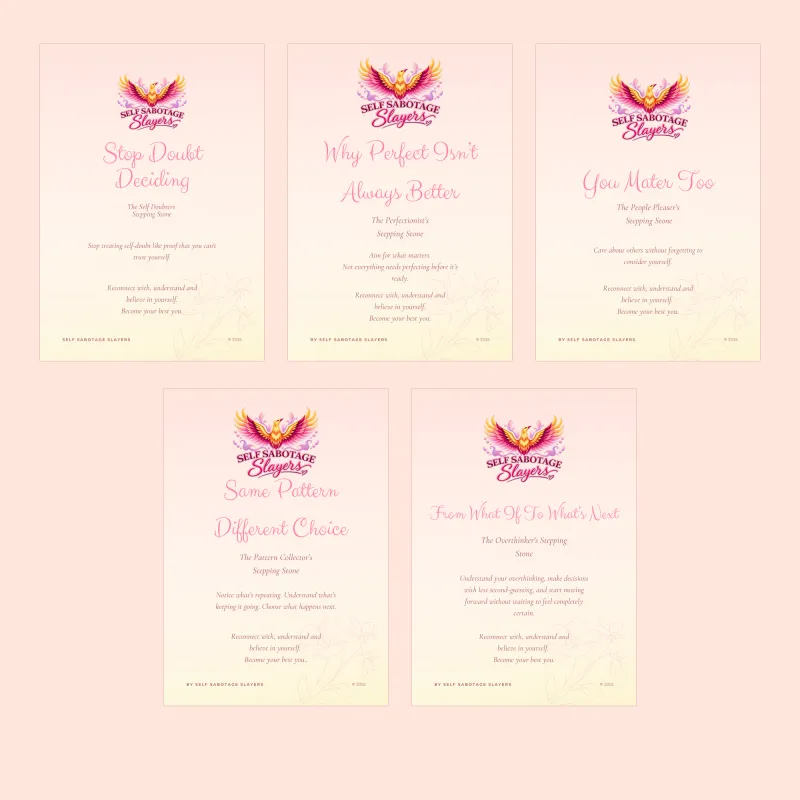 The Self-Sabotage Stepping Stones Collection