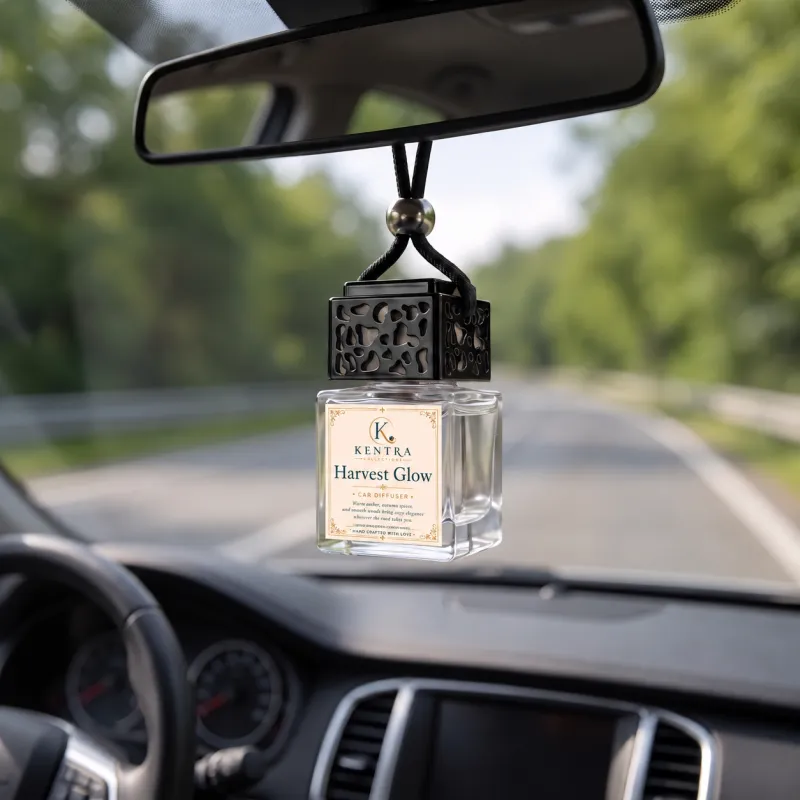 Black Top Car Diffuser – Premium Hanging Air Freshener – 8 ml