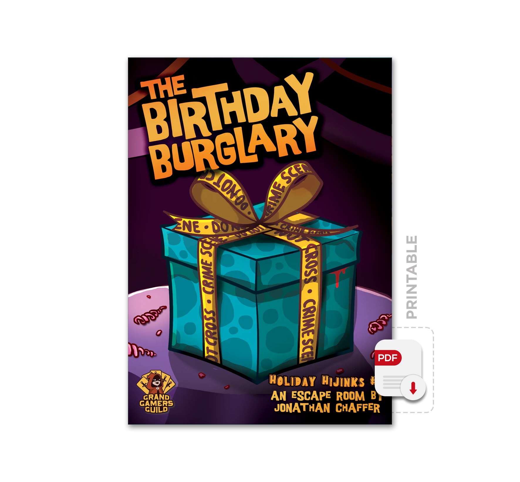 The Birthday Burglary (Printable)