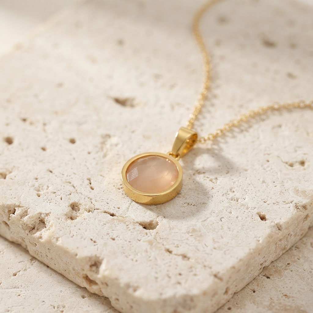 The Solis Rose Quartz Necklace