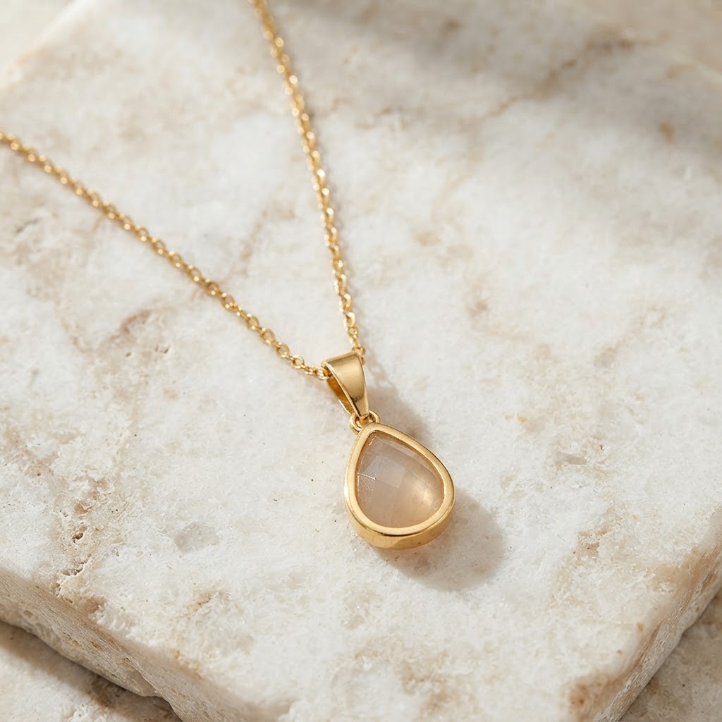 The Aurea Rose Quartz Necklace