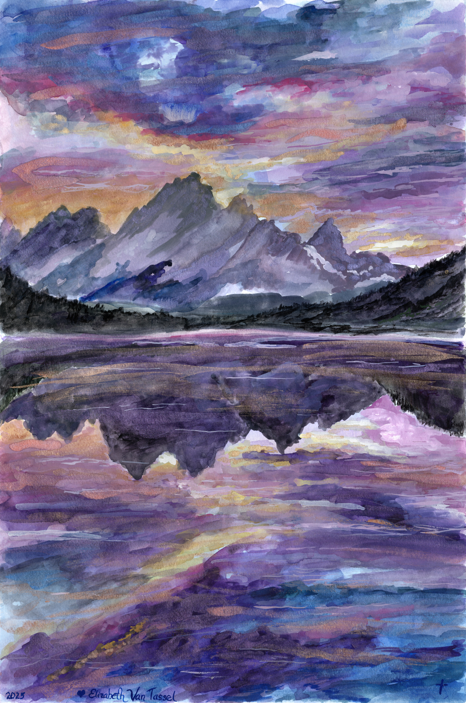 Sawtooth Sunset