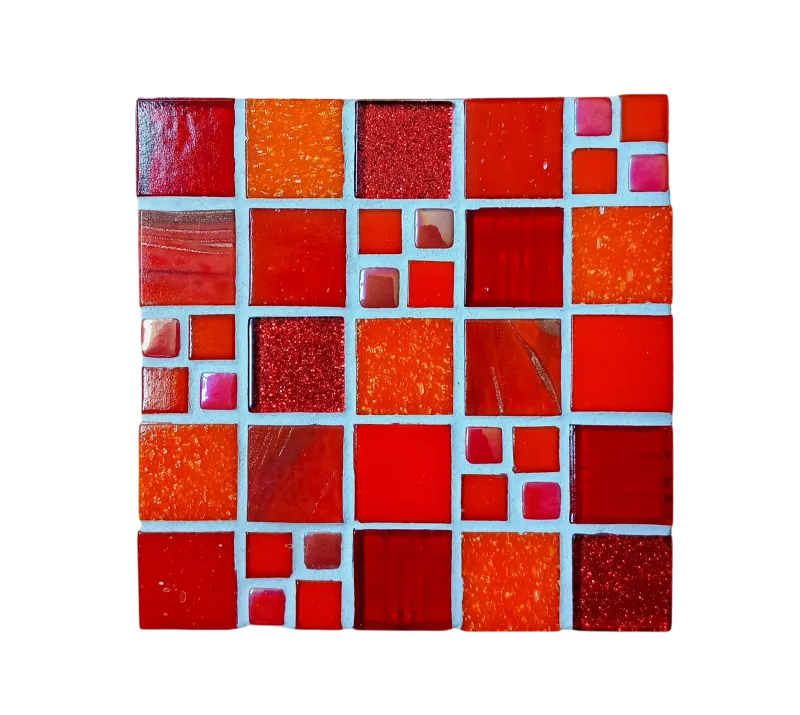 Paprika / Light Grey Grout