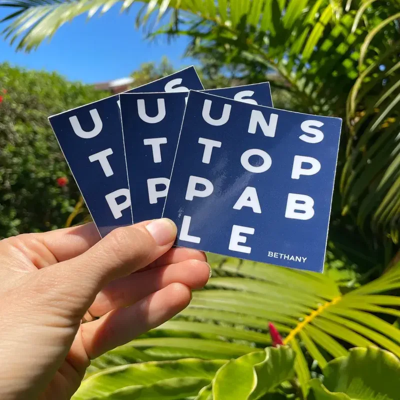 UNSTOPPABLE (3-Pack) Sticker