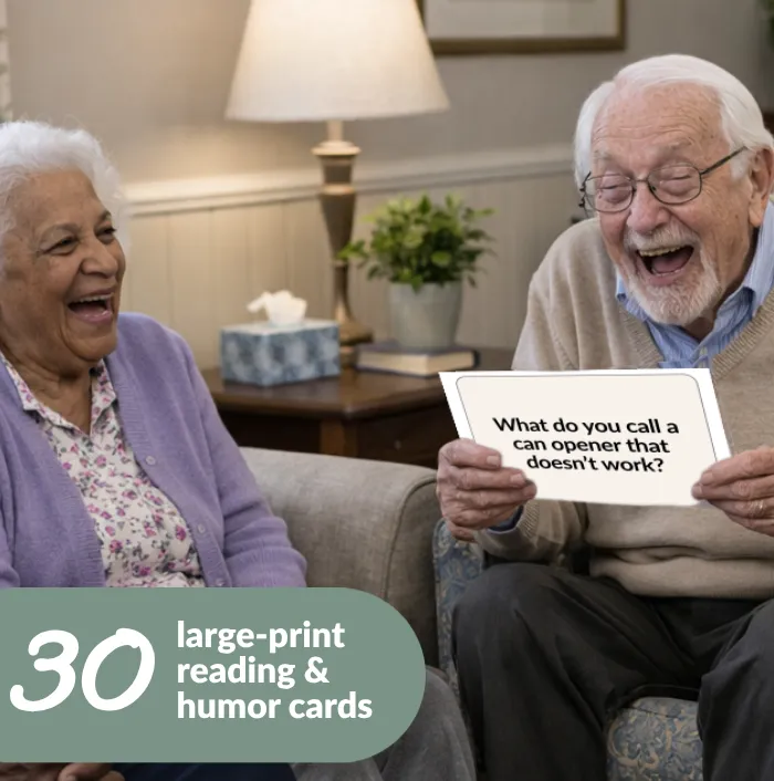 Printable Joke Cards – Large-Print Dementia Reading Activity