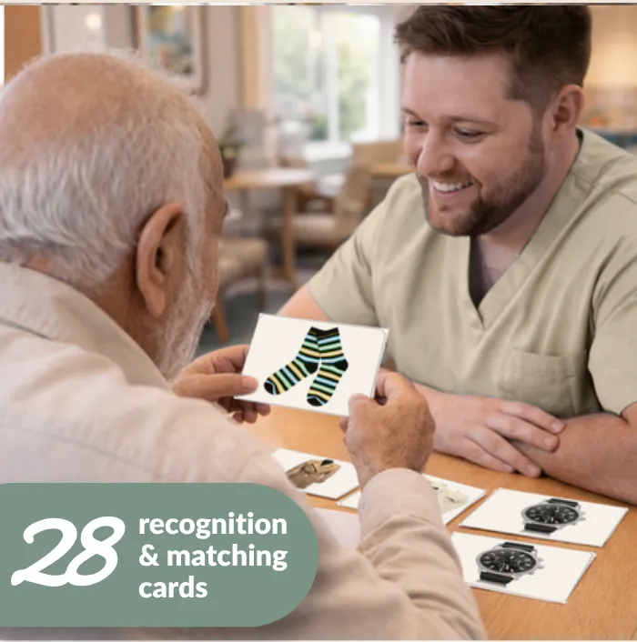 Men’s Clothing Picture Match – Printable Dementia Activity