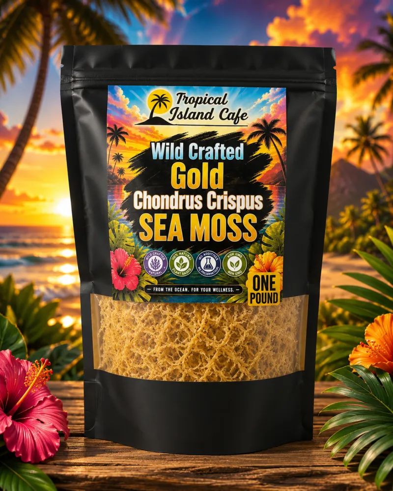 Wild Crafted Gold Sea Moss - Dry 1 lb