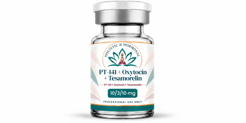 PT-141 + oxytocin + tesamorelin