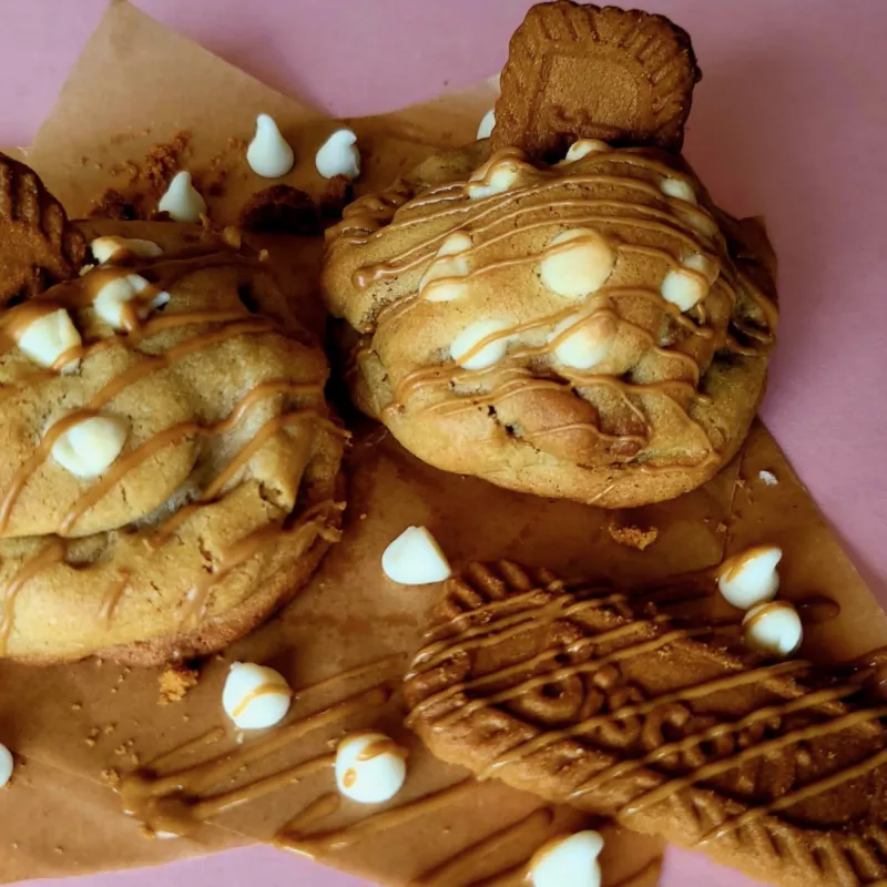 White Chocolate Chip Biscoff Cookie Crave