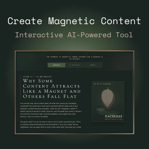 Create Magnetic Content - Interactive AI-Powered Tool